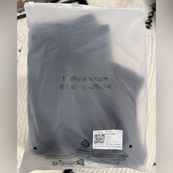 Halara Ribbed Knit High Waisted Crossover Flare Pants Tummy Control NWT - Picture 10 of 16